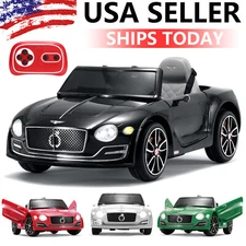 Licensed Bentley Style Kids Ride On Electric Car Toys 12V w/ 2.4G Remote Control