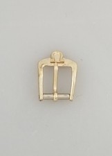VINTAGE OMEGA LADIES GOLD P WRIST WATCH BUCKLE for LEATHER BAND   10mm 8mm