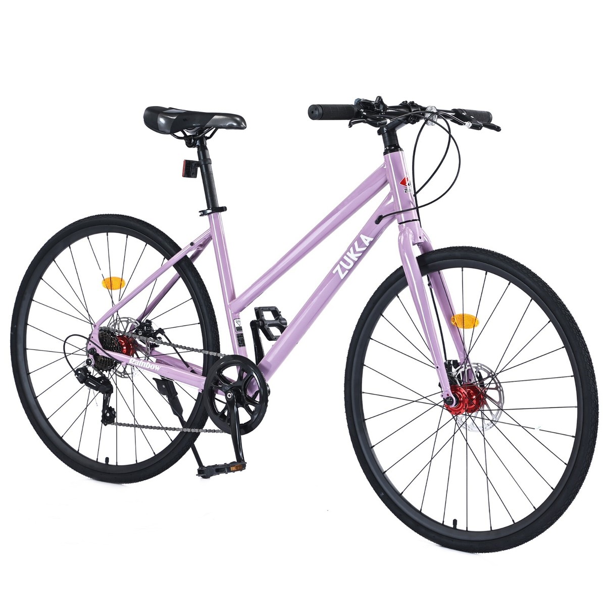 MEGHNA 700C Road Hybrid Bike,Commuting Cycle for Women Female,7