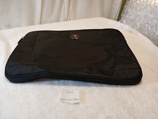 Swissgear Black NO Handle OR Sholder Strap Computer Bag .Two ZIPPERS WORK 