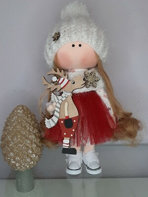  Puppe nach Tilda Art  Künstlerpuppe    top Qualität Unikat Handarbeit 30 cm