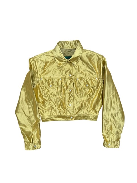 Jean Paul Gaultier Vintage Gold Color Jacket Size IT 42 fits S