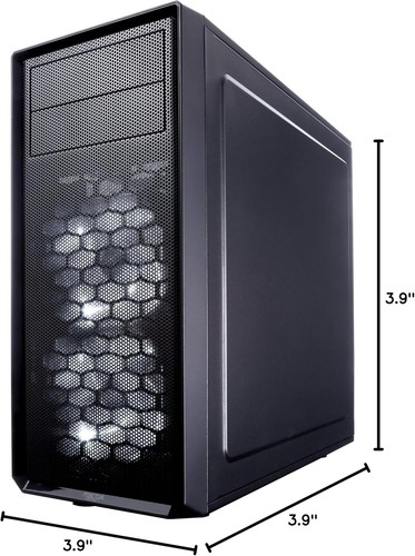 High Airflow ATX Mid Tower Case - Focus G with Dust Filters & Cooling Fans - Afbeelding 10 van 11