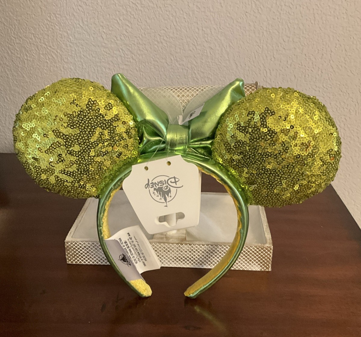 Disney Parks Tinker Bell Sequin Ear Headband for Adults Peter Pan NWT Disney Parks Headband Tinker Bell Peter Pan main image 2