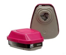 2-pack 3M Organic Vapor Cartridge Filter 60921, P100 Respiratory Protection