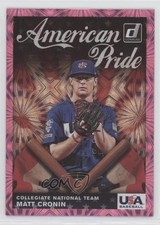 2019 Panini Donruss American Pride Pink Firework Matt Cronin #AP17 0a2