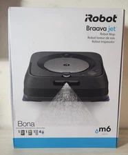 iRobot m6113 Braava Jet M6 Robot Mop Wi-Fi Connected Black New Factory Sealed