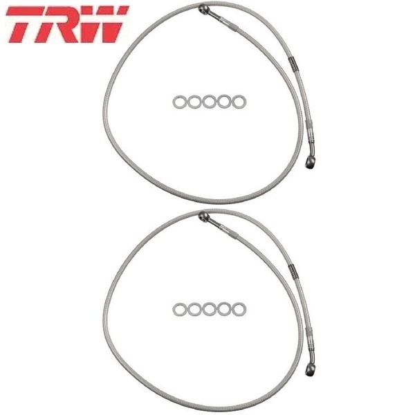2X Bremsschlauch TRW MCH358V1 2 BremsschläUche Rechts Links-image