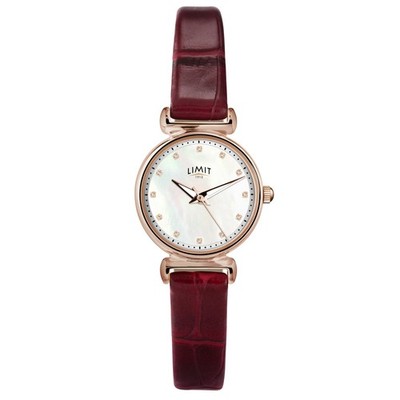 Limit Damen Analog Dresswatch mit Perlmutt Optik Zifferblatt und Armband