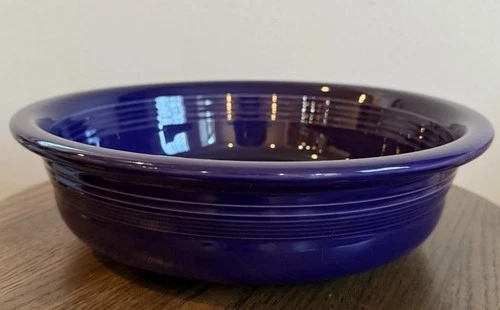 Fiestaware Plum 10 1/2” Large Round Serving Bowl Purple 3” Tall Fiesta HLC