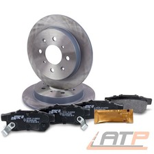 BREMSSCHEIBEN VOLL Ø239 + BREMSBELÄGE HINTEN FÜR HONDA JAZZ 3 BJ 08-15