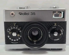 Rollei 35 35mm Film Camera 40mm F:3.5 lens Tested Working See Description 
