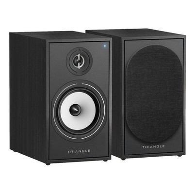 Triangle Borea Active Bluetooth Bookshelf Speaker Pair (Black Ash BR03BT)