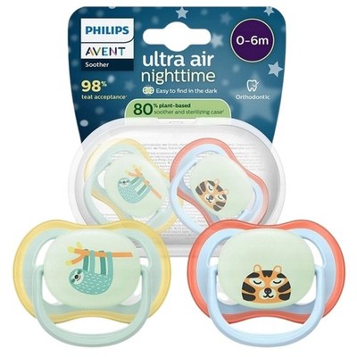 Philips Avent Ultra Air Night Beruhigungssauger 0 6 Monate   2 Stück