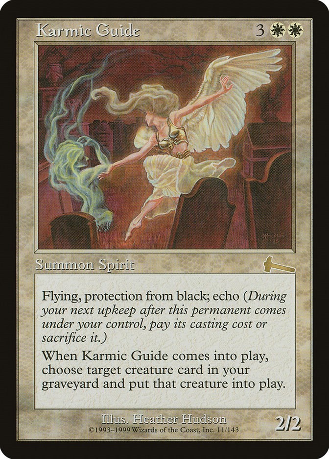 Karmic Guide #11 *Normal* LP - Urza's Legacy MTG