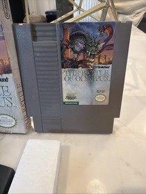 Battle of Olympus NES Box Insert Foam No Manual Tested Authentic