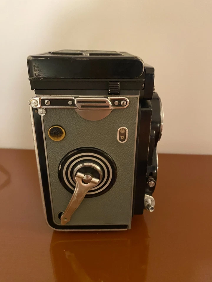 Rolleiflex bi-objectif TLR gris - Photo 3/4