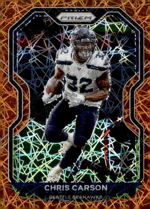 2020 Panini Prizm #295 Chris Carson Prizm Lazer