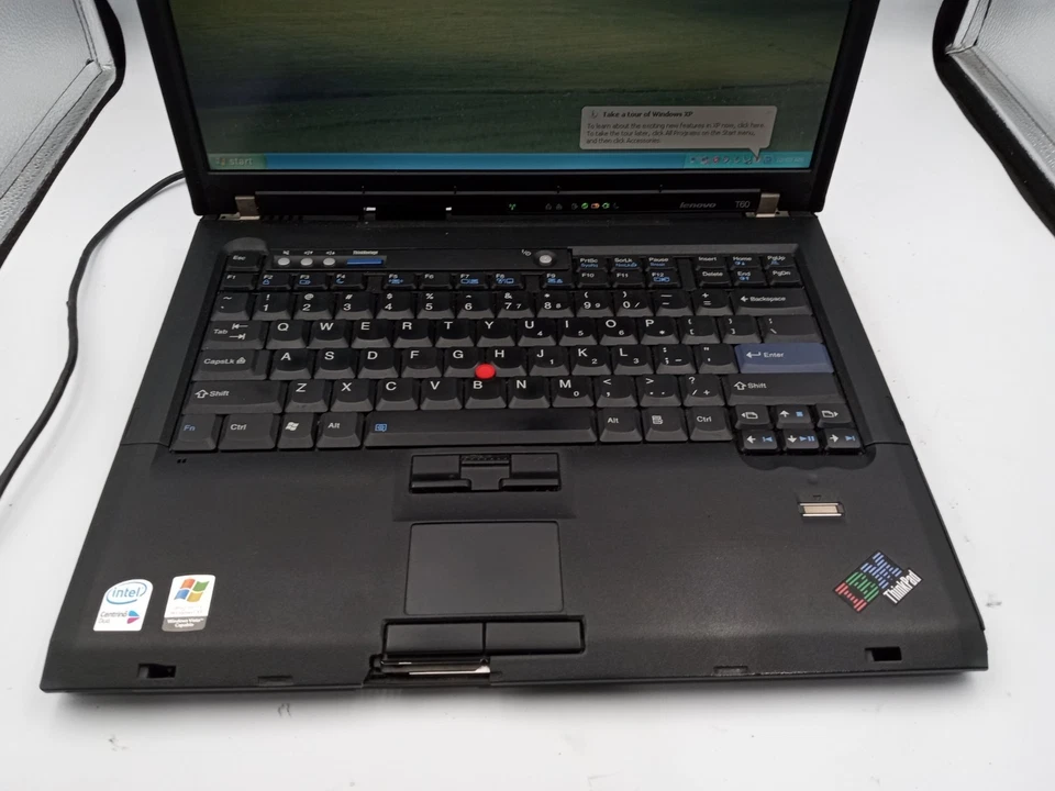 IBM ThinkPad T60 14" Laptop Intel C2D T2300 2.5GB RAM 30GB HDD WinXP -READ -RR - Image 2 of 4