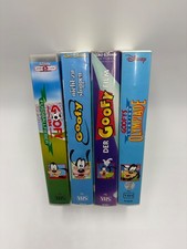 Goofy Disney - VHS - Videokassette - Kinderfilme - Konvolut - 4er Set