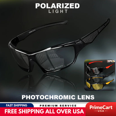 New 2025 Polarized Vertex Men AntiGlare Fishing Cycling Driving Sport Sunglasses