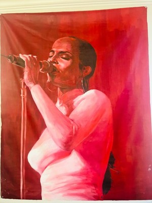 SADE PAINTING ON CANVAS ACKYLIC (0NE OF A KIND)  ORIGINAL LAST CHANCE (