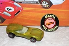 Vintage Hot Wheels Redline 1968 Torero Lime / Antifreeze Color With White Int.**