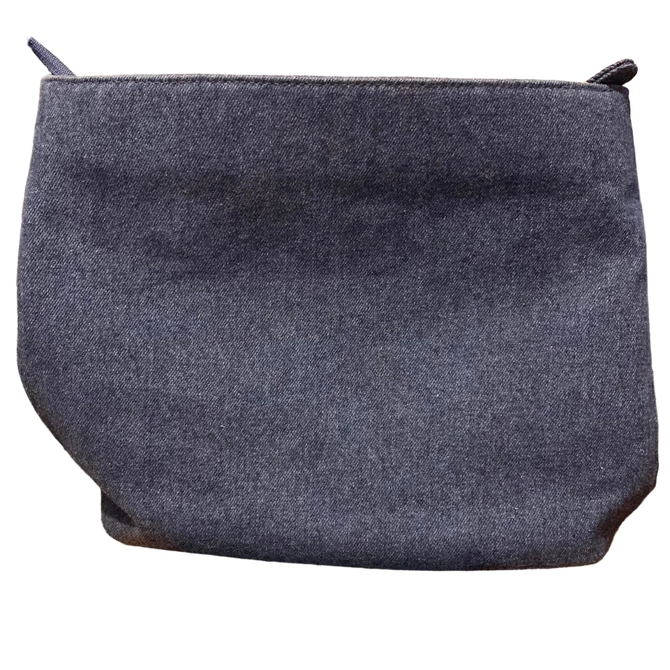 Kim Rogers Denim Shoulder Bag Snowman Holiday Winter Snow Christmas Med Sz Hobo - Image 4 of 4