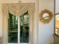 Handmade Macrame Wedding Arch Backdrop Large Bohemian Curtain Wall Decoration