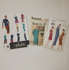 Vtg 80s-90s Easy Sew Clothing Patterns, Maxi Dresses, Tees Leggings Sz 8-12 Read