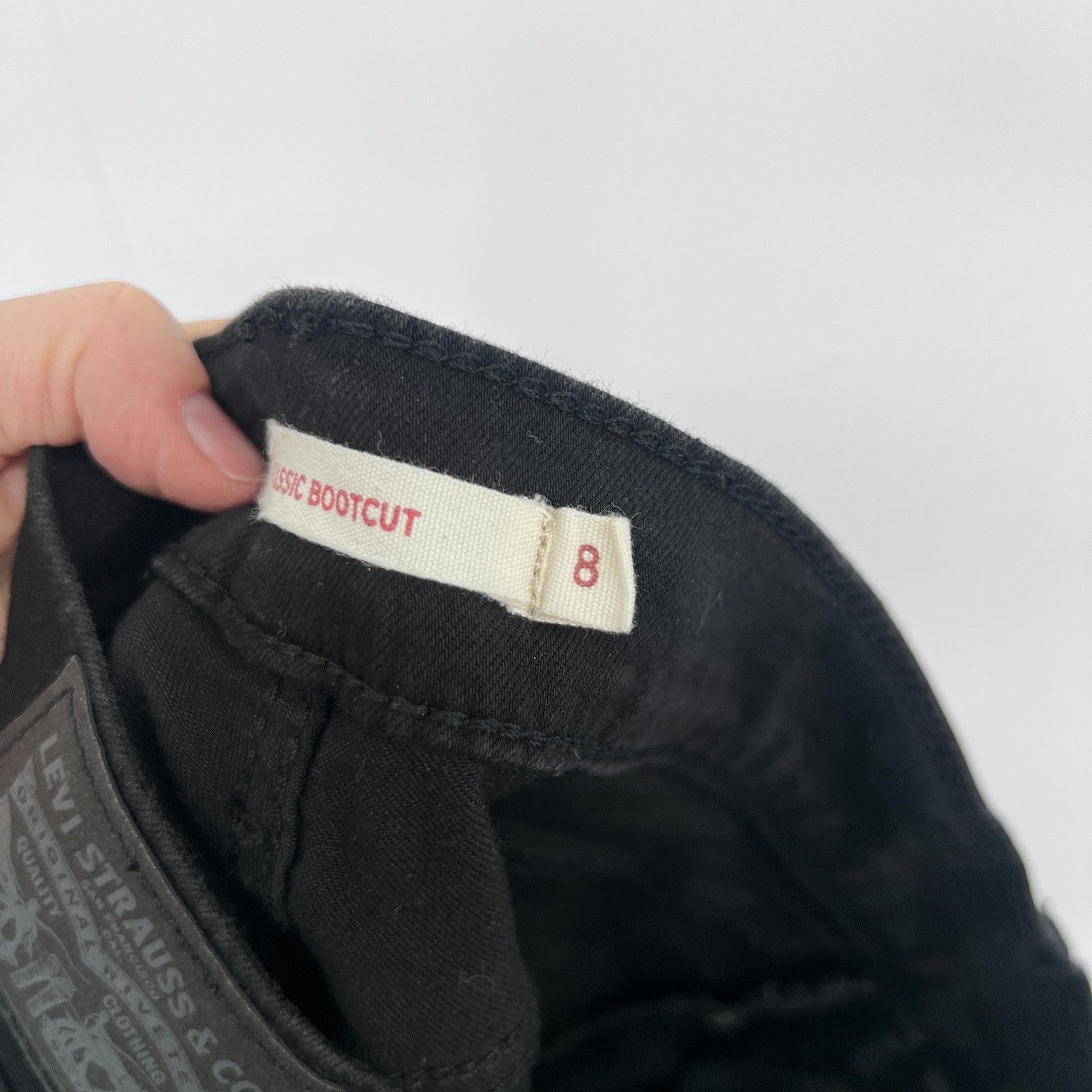 Levis Classic Bootcut Black Jeans Basic Staple Cl… - image 8