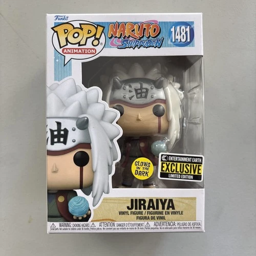 Funko Pop Animation Vinyl: Naruto Shippuden - Jiraiya # 1481 GITD W/ Protector