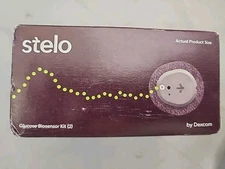 Stelo Glucose Biosensor Kit (2 Pack) By Dexcom  New  SEALED  8/31/2026