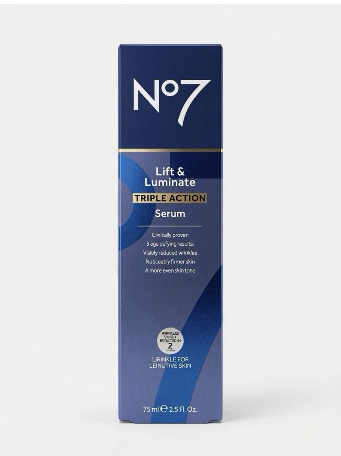 No7 Lift & Luminate Triple Action Serum - 75ml