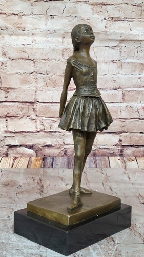 THE BALLERINA BRONZE SCULPTURE EDGAR DEGAS COLLECTOR EDITION HEAVY 13 POUNDS - Picture 5 of 10