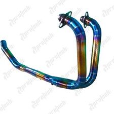 Auspuff 2018 Kawasaki Ninja 400 Ex400 51 MM Krümmer Blau 51 MM
