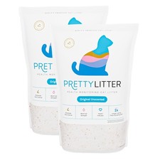PrettyLitter Health Monitoring Cat Litter, Unscented, 2-Pack, 6 lb.... Fast Ship