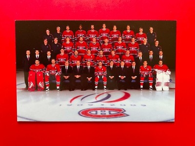 2009-10 Team White Ice Short Print Postcard Canadiens Montréal Price Markov Etc.