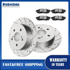 REAR Brake Rotors Pads Kit fit for Lexus UX200 UX250H 2019-2022 ES250 Drilled