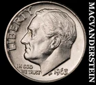 1963-D Silver Roosevelt Dime - Choice Gem Brilliant Unc  Lustrous  #K4358