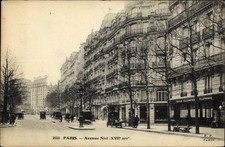 Ak Paris XVII, Avenue Niel, Post - 3611217