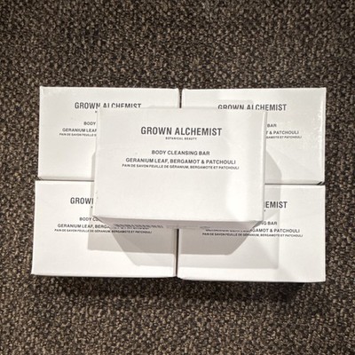 Grown Alchemist Body Cleansing Bar Geranium Leaf Bergamot Patchouli Unisex - Set