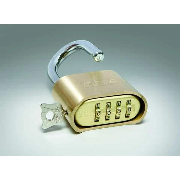Cadeado Master Lock 175 Combinado, Altura do Corpo 1 1/2 Pol, Material do Corpo Latão, - Imagem 2 de 2