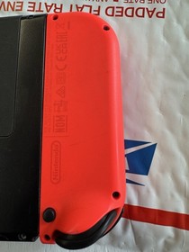 Nintendo Switch Console Neon Blue Red Joy-Con Handheld w/ Screen Scuffs