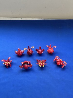 Bakugan Pyrus Set Of 8 - Free Shipping