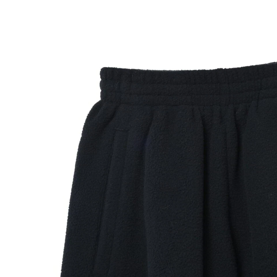 BALENCIAGA 744513 logo embroidered fleece pants XXS black Used F/S from Japan - Изображение 3 из 4