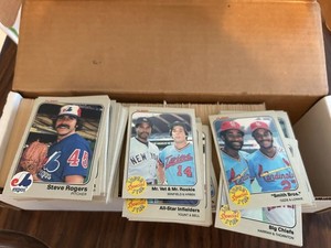1983 FLEER PARTIAL SET - 631/660 CARDS NRMT