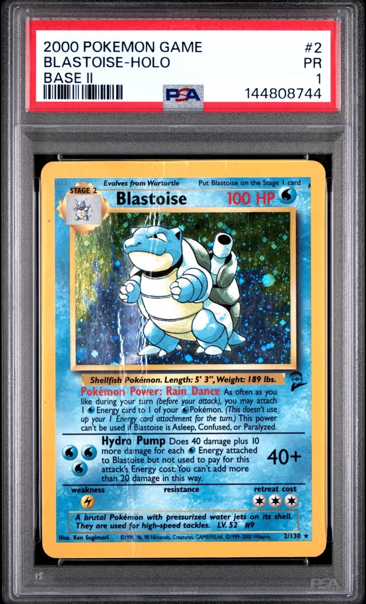 Blastoise Pokmon TCG Base Set 2 Individual Collectible Card Game Cards for  sale - eBay