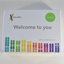 23 And Me Ancestry Saliva Collection Kit EXPIRED 07/26/2020 Factory Sealed