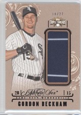 2014 Triple Threads Unity Single Jumbo Relics Sepia 18/27 Gordon Beckham 0b2